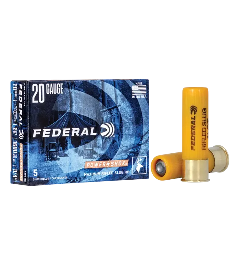 Balles Federal Power-Shok 21 gr - Cal. 20/70 