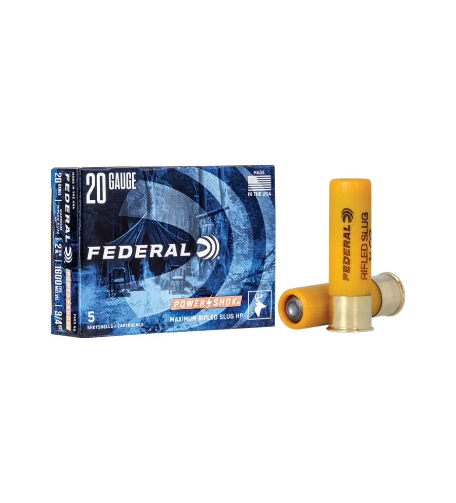 Balles Federal Power-Shok 21 gr - Cal. 20/70 
