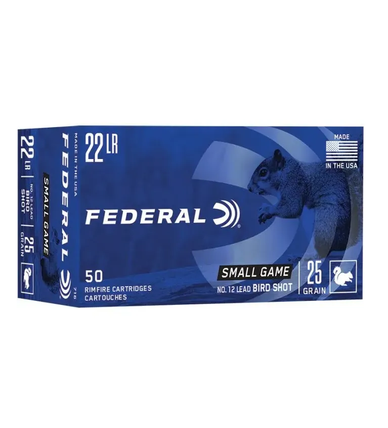 Balles Federal 22 LR à grenaille Bird Shot 
