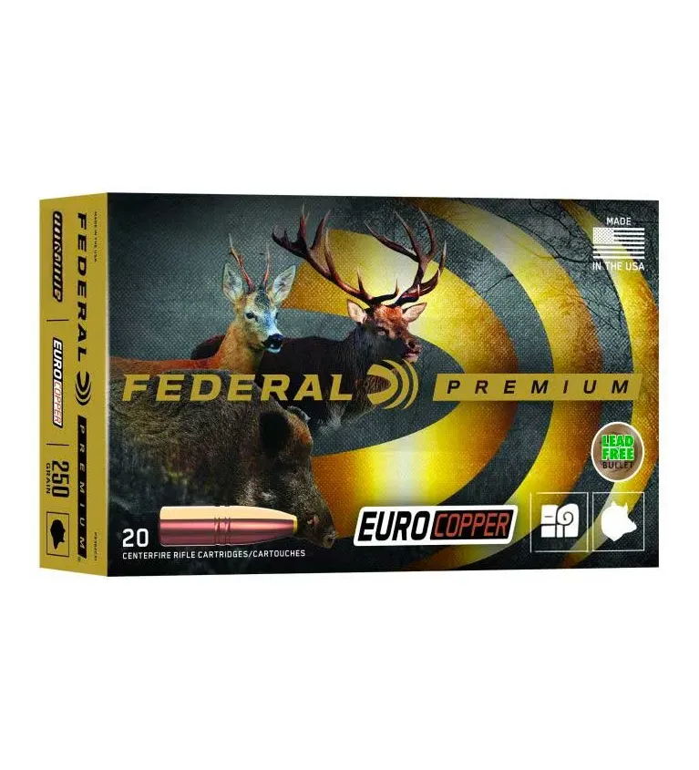 Balles Federal Prenium Euro Copper - Cal. 243 Win - 80 gr 