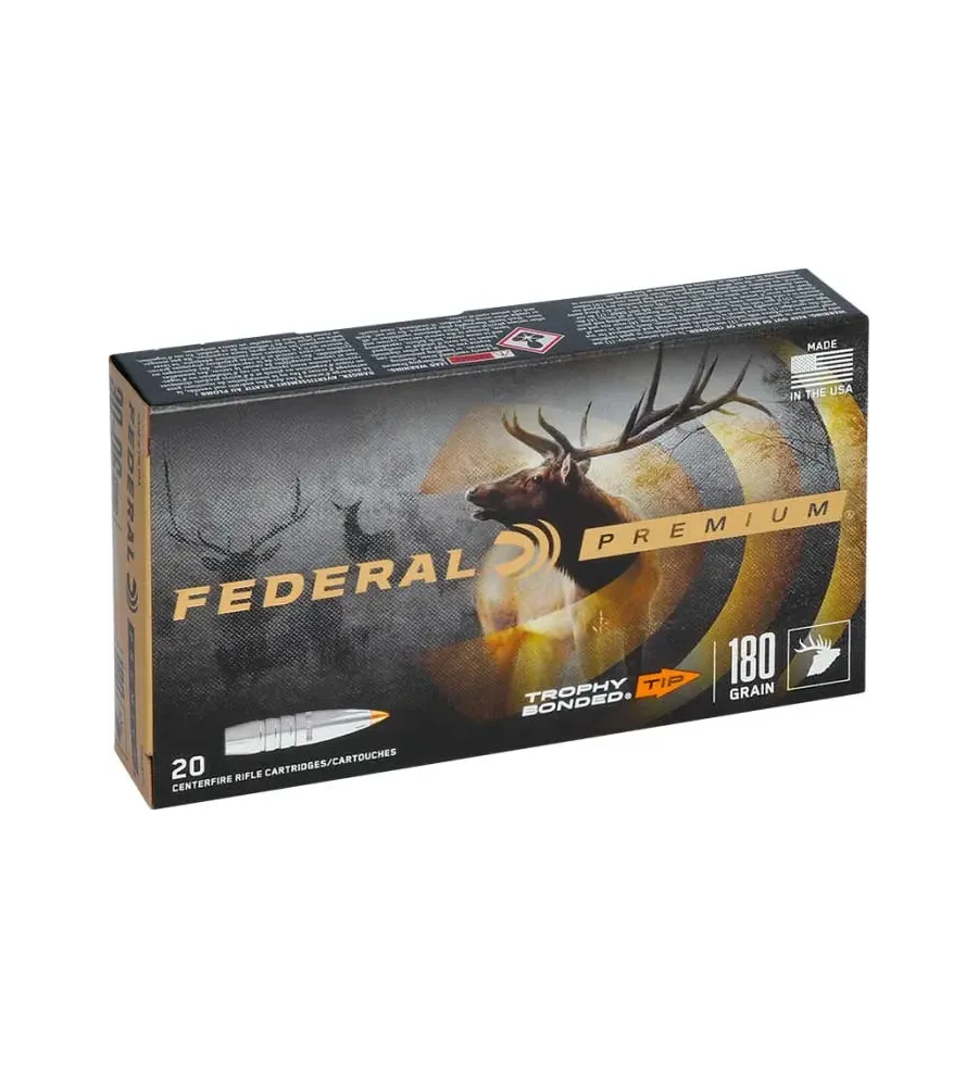 Balles Federal Prenium Ogive Trophy Bonded Tip - Cal. 7 RM - 140 gr 