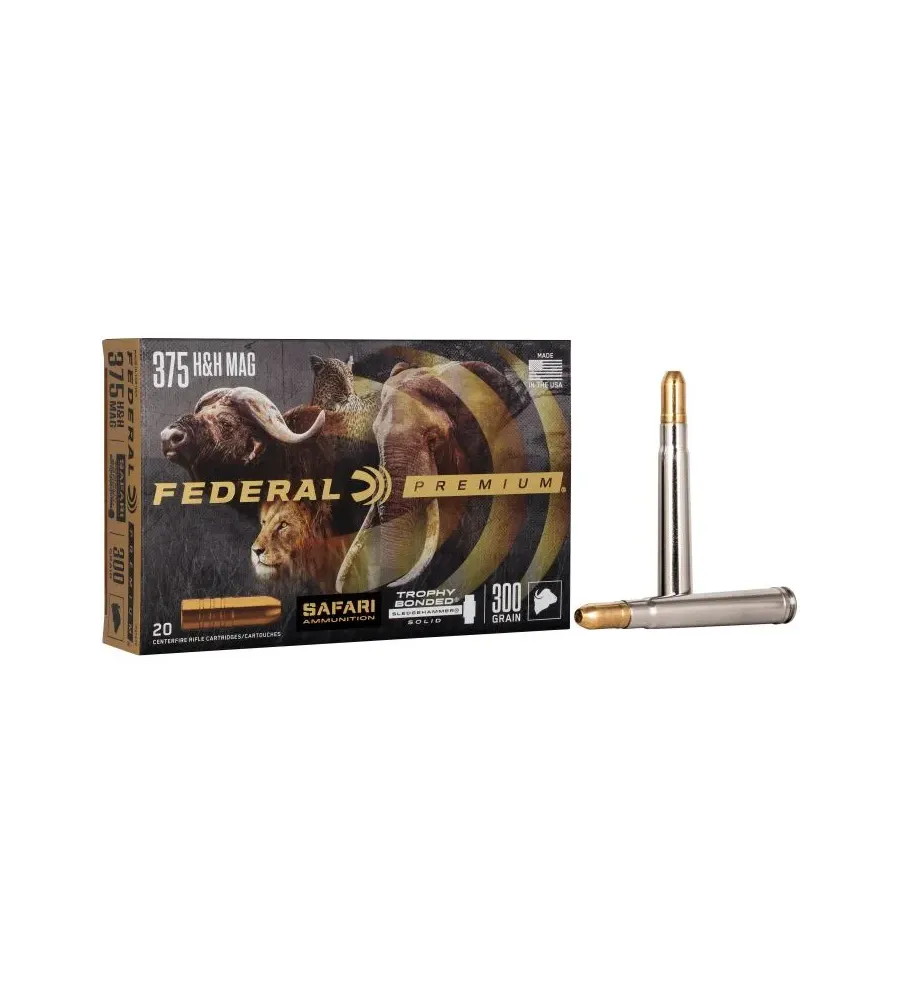 Balles Federal Trophy Bonded Sledgehammer - Cal. 375 HH - 300 gr 