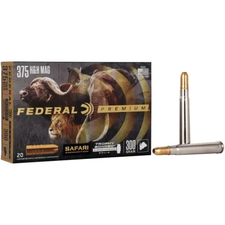 Balles Federal Trophy Bonded Sledgehammer - Cal. 375 HH - 300 gr 