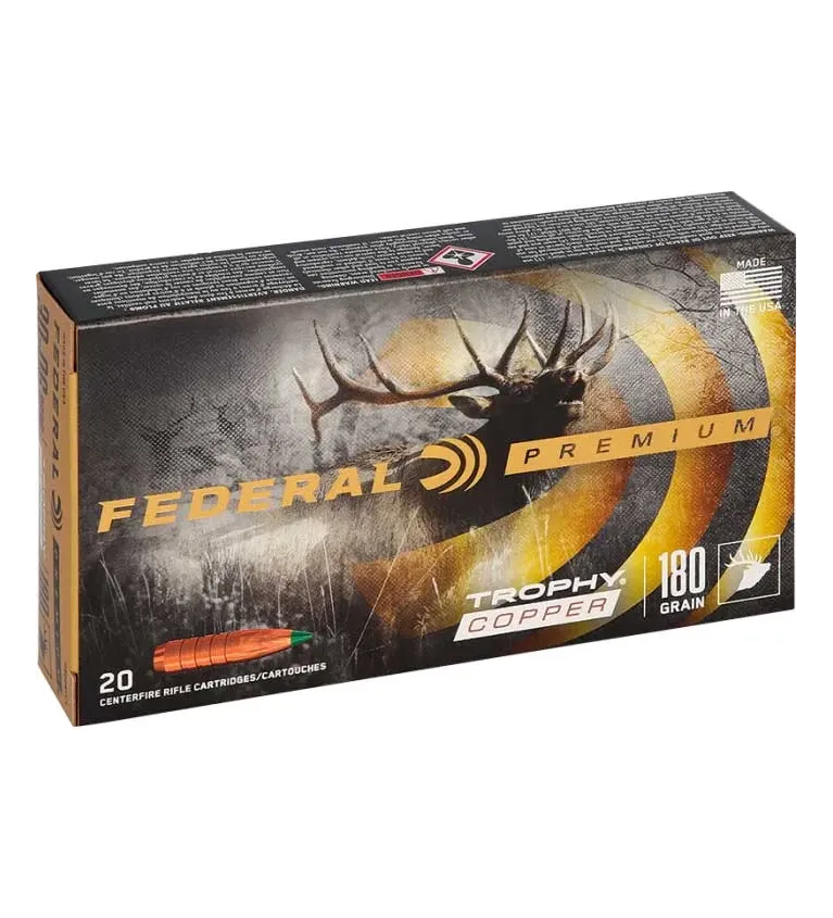 Balles Federal Prenium Ogive Trophy Copper - Cal. 308 Win - 150 gr 