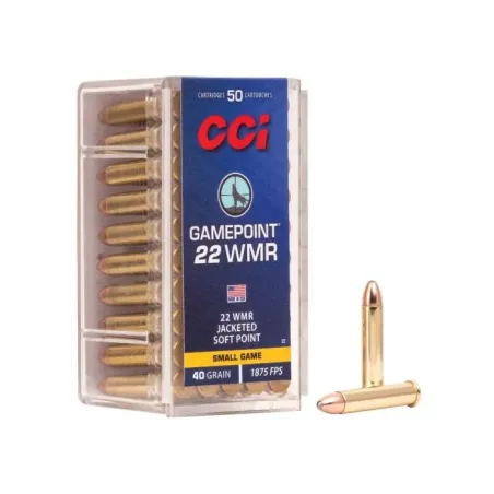 Balles 22 WMR CCI Gamepoint JSP - 40 gr 