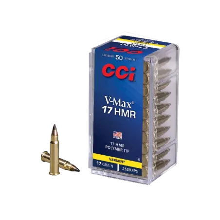 Balles CCI V-Max - Cal. 17 HMR - 17 gr 