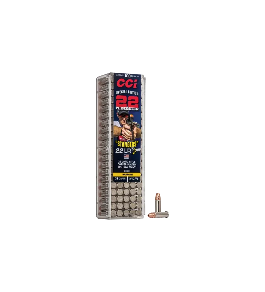 Balles 22 LR CCI Stangers Hyper Velocity - 32 gr 