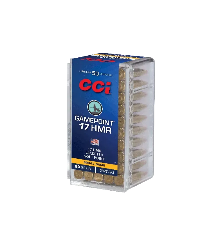 Balles CCI Gamepoint - Cal. 17 HMR - 20 gr 