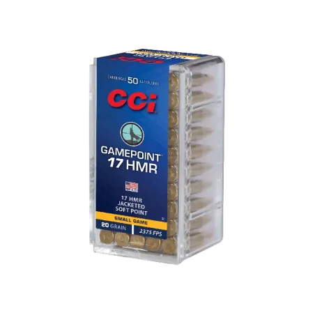Balles CCI Gamepoint - Cal. 17 HMR - 20 gr 