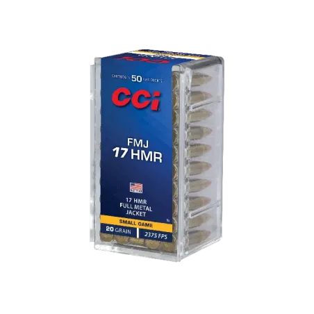 Balles CCI FMJ - Cal. 17 HMR - 20 gr 