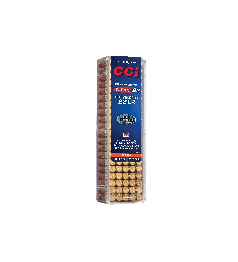 Balles 22 LR CCI Clean-22 High Velocity - 40 gr 