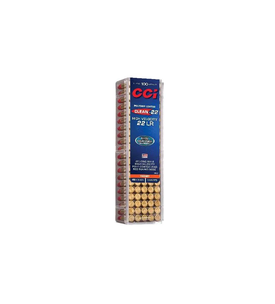 Balles 22 LR CCI Clean-22 High Velocity - 40 gr 