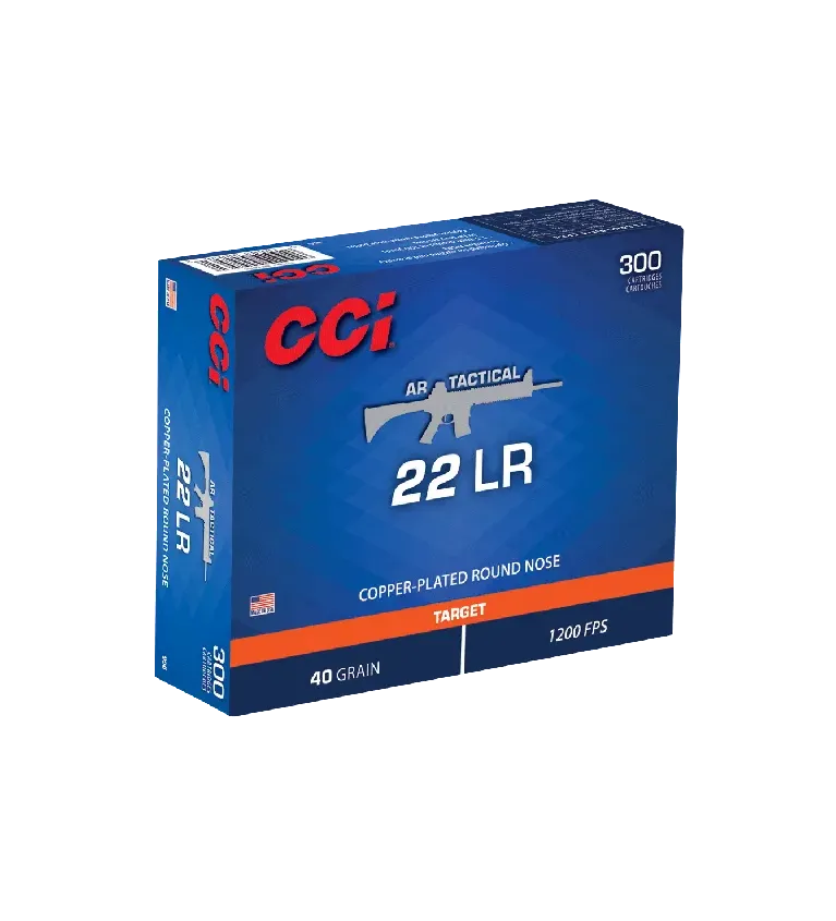 Balles 22 LR CCI AR Tactical - 40 gr 