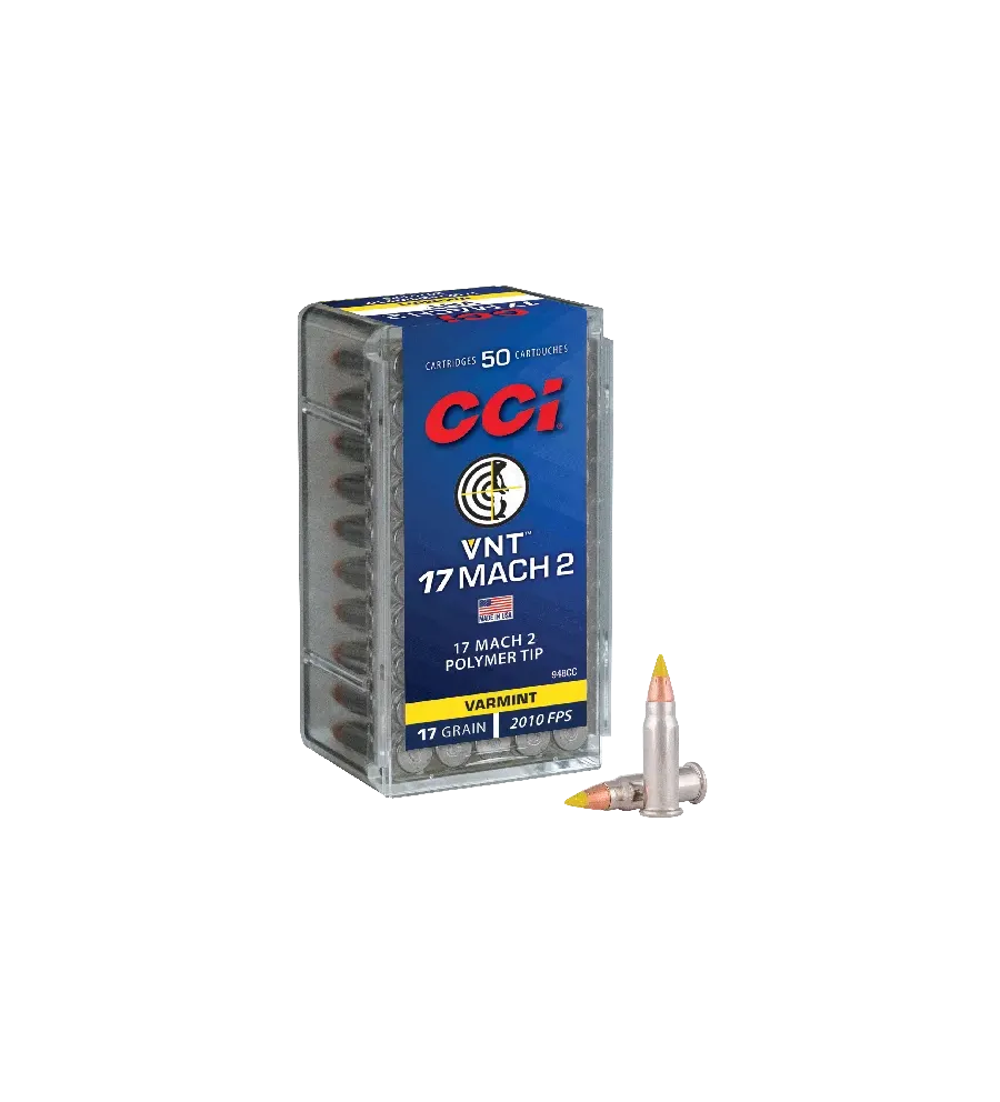 Balles CCI VNT - Cal. 17 HMR - 17 gr 