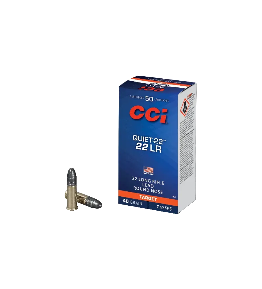 Balles 22 LR CCI Quiet-22 