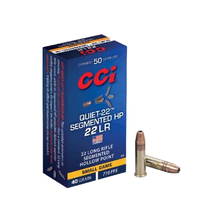 Balles 22 LR CCI Quiet-22 Segmented HP 