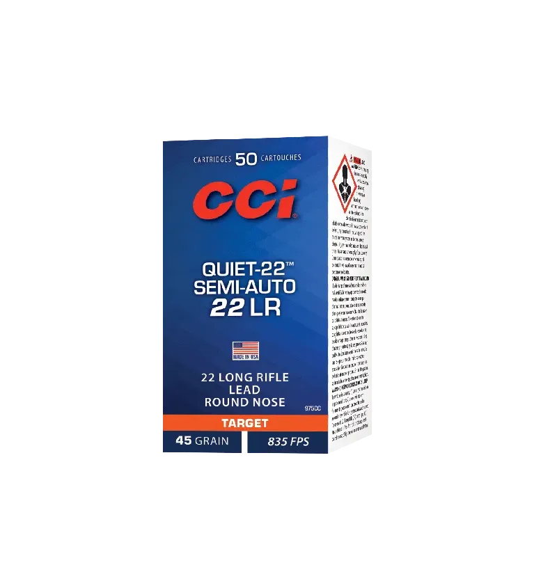 Balles 22 LR CCI Quiet-22 Semi-auto 