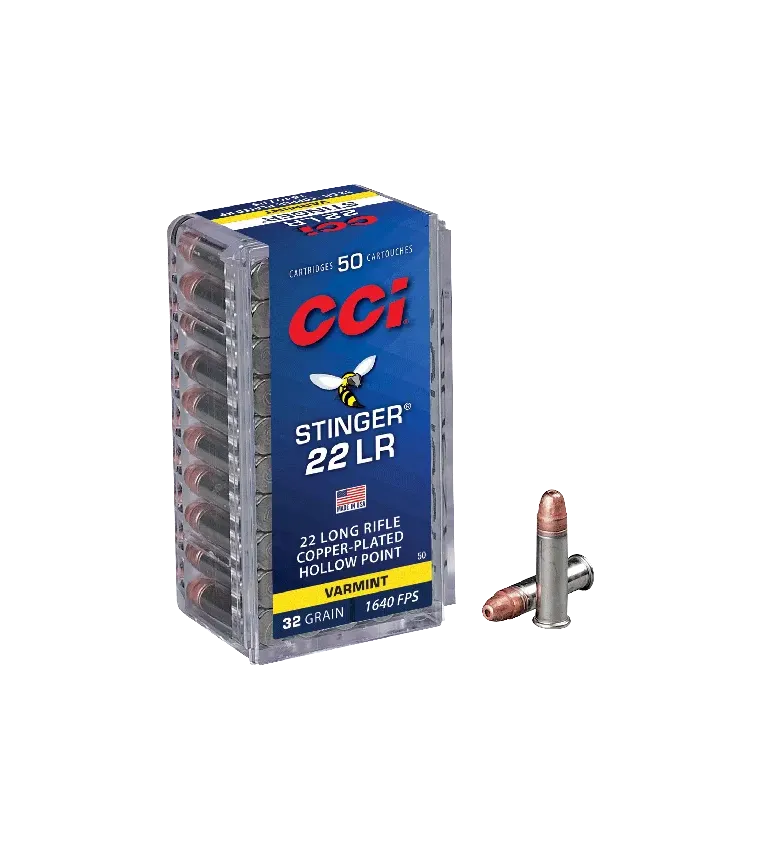 Balles 22 LR CCI Stinger Hyper Velocity - 32 gr 