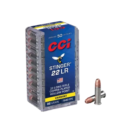 Balles 22 LR CCI Stinger Hyper Velocity - 32 gr 