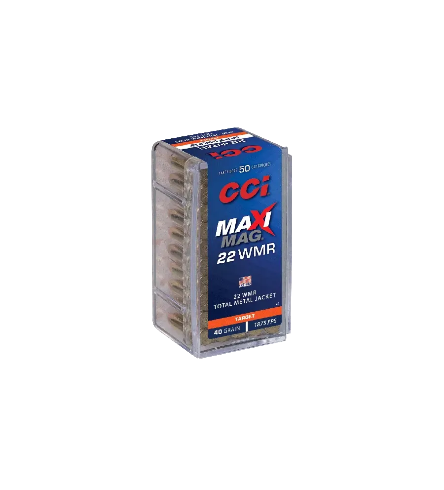 Balles 22 WMR CCI  Maxi Mag TMJ - 40 gr - Tout-Chasse.fr