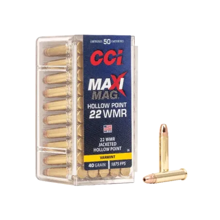 Balles 22 WMR CCI Maxi Mag JHP - 40 gr - Tout-Chasse.fr