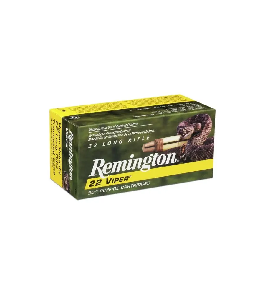 Balles 22 LR Remington Viper Hyper Velocity - 36 gr 