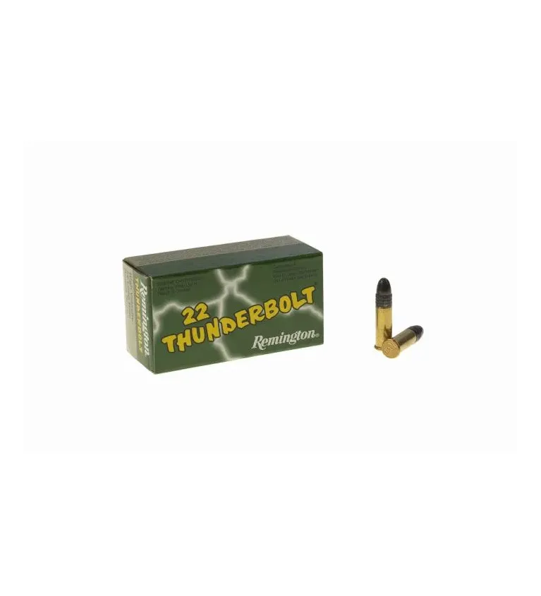 Balles 22 LR Remington Thunderbold Hight Velocity RN - 40 gr 