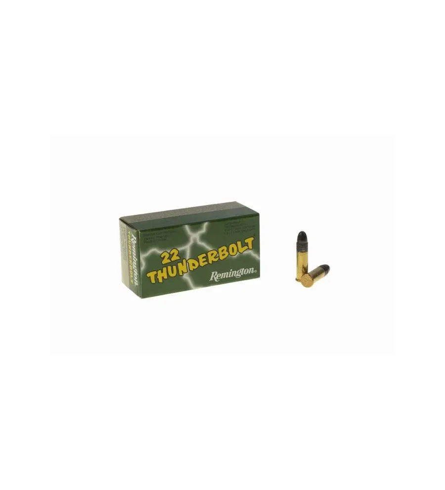 Balles 22 LR Remington Thunderbold Hight Velocity RN - 40 gr 