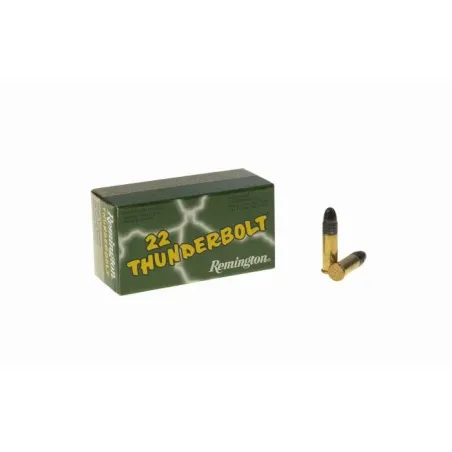 Balles 22 LR Remington Thunderbold Hight Velocity RN - 40 gr 
