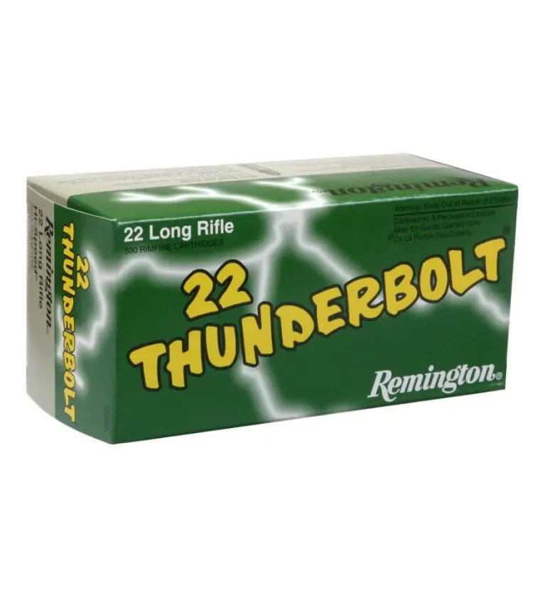 Balles 22 LR Remington Thunderbold Hight Velocity RN - 40 gr x500 