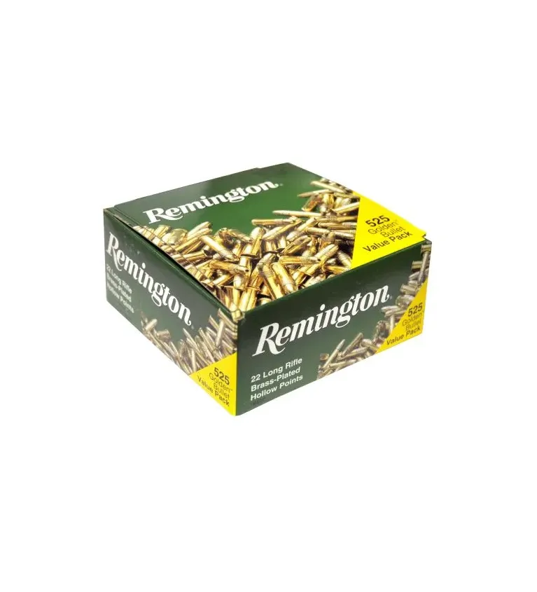 Balles 22 LR Remington Golden Bullet Pointe Creuse HP - 36 gr x525 