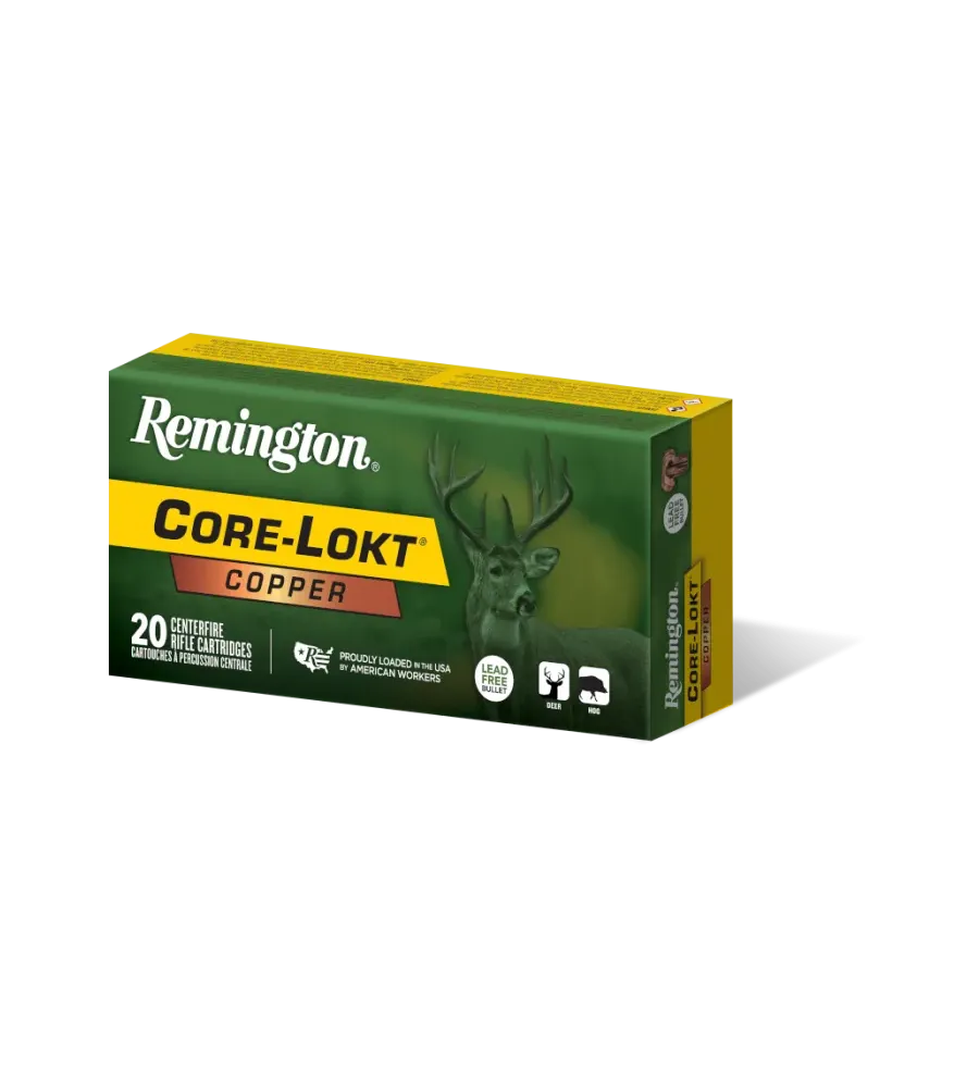 Balles Remington Core Lokt Copper HP - Cal. 30-06 Sprg - 150 gr 