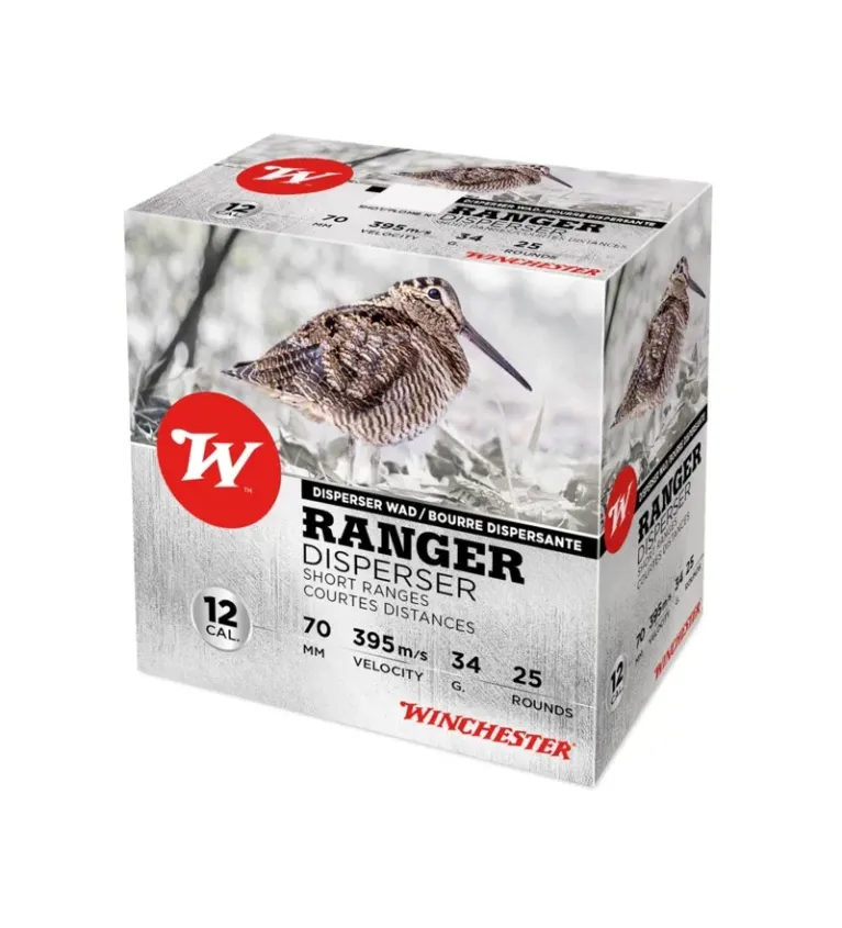 Cartouches Winchester Ranger Disperser 34 gr Cal. 12 - Tout-Chasse.fr