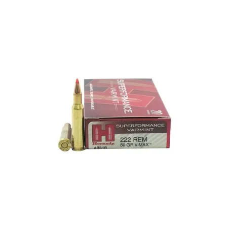 Balles Hornady Superformance Varmint 222 Rem 50 gr 
