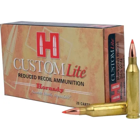 Balles Hornady Custom Lite 243 Win 87 gr 