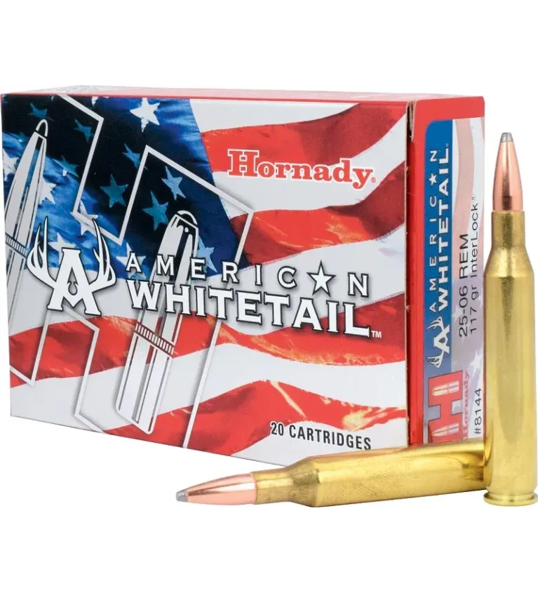 Balles Hornady American Whitetail 25-06 Rem 117 gr 