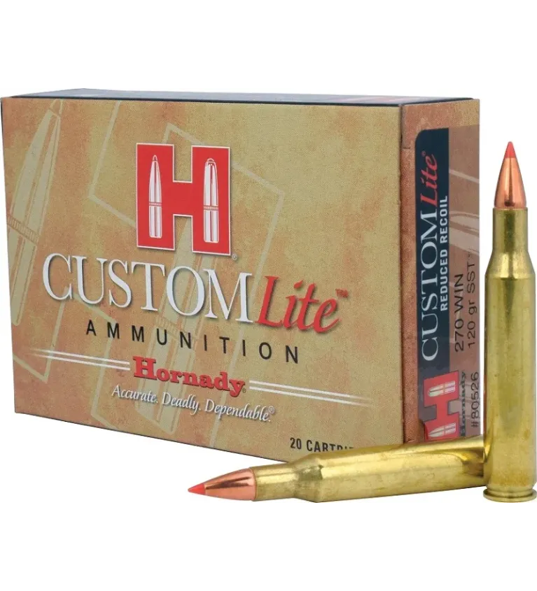 Balles Hornady Custom Lite 270 Win 120 gr 