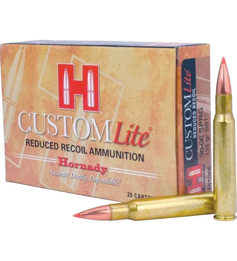 Balles Hornady Custom Lite 30-06 Sprg 125 gr 