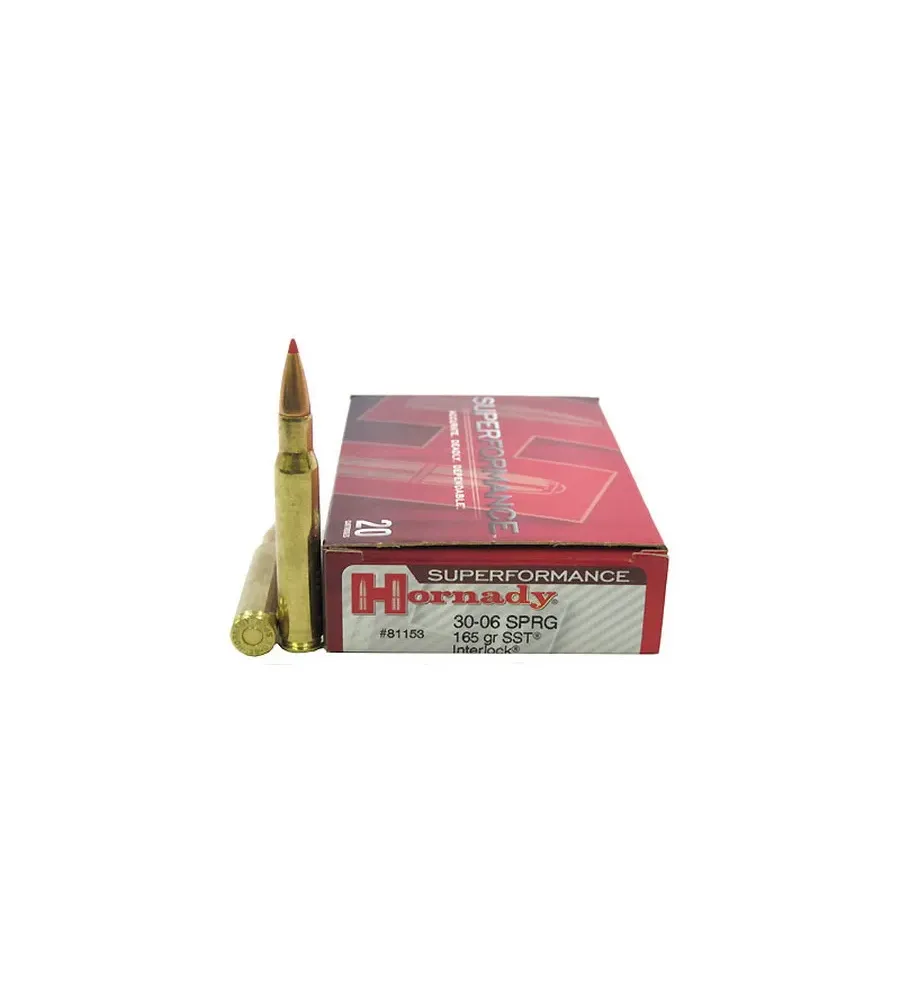 Balles Hornady Superformance SST 30-06 Sprg 165 gr 