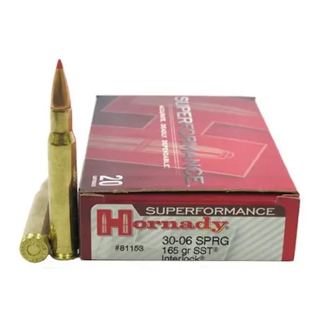 Balles Hornady Superformance SST 30-06 Sprg 165 gr 