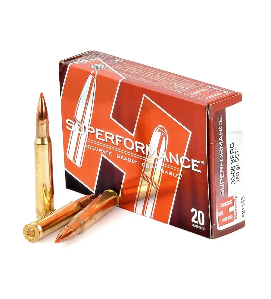 Balles Hornady Superformance SST 30-06 Sprg 180 gr 