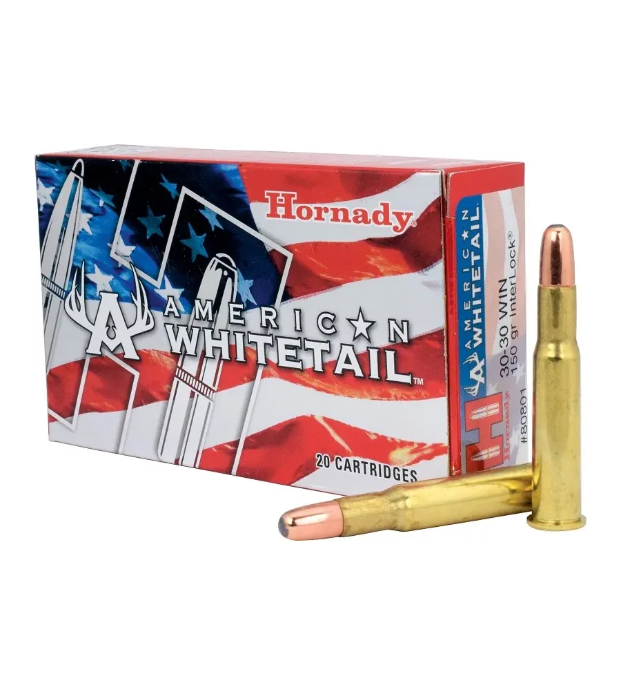 Balles Hornady American Whitetail 30-30 Win 150 gr 