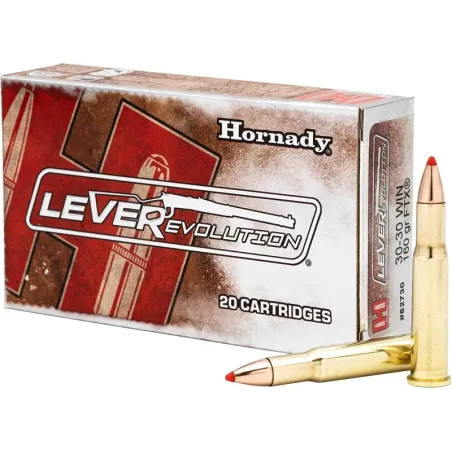 Balles Hornady Lever Evolution 30-30 Win 160 gr 