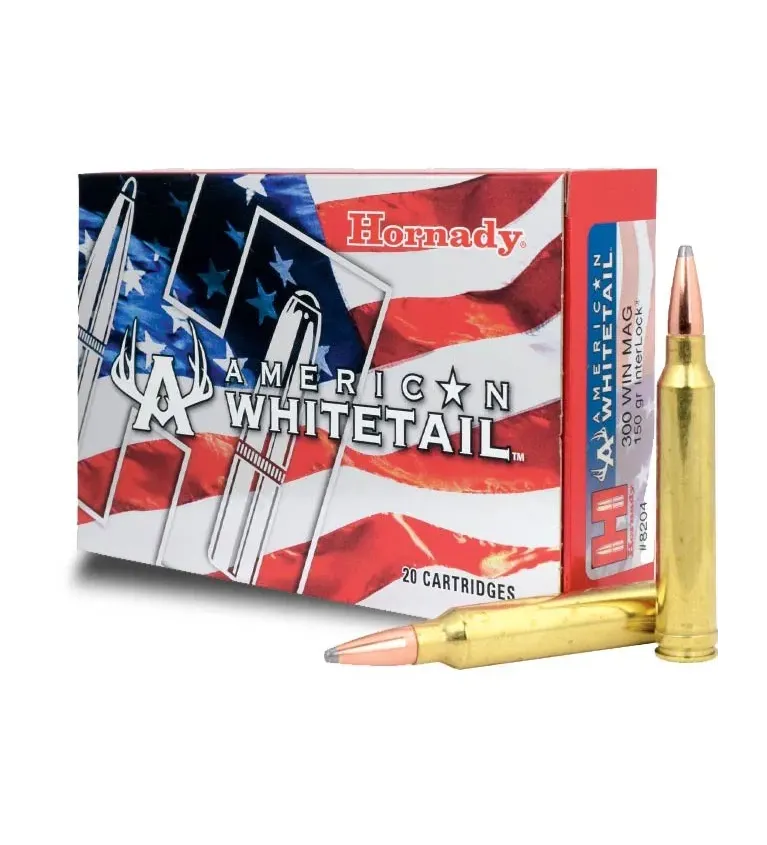 Balles Hornady American Whitetail 300 WM 150 gr 
