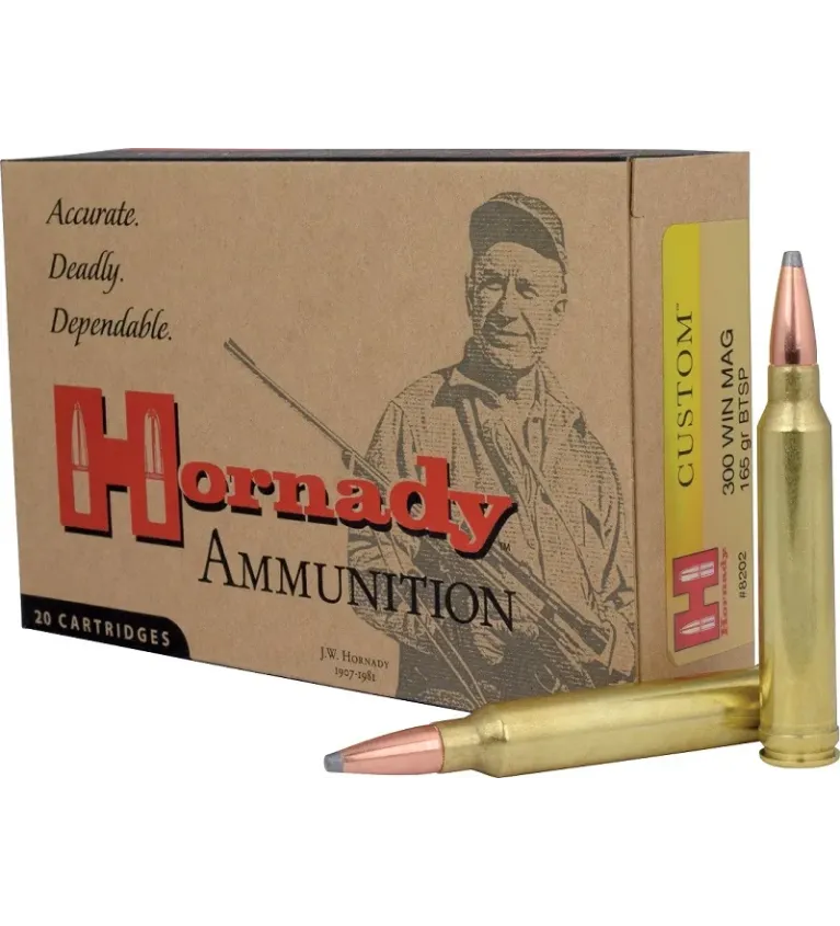 Balles Hornady Custom 300 WM 165 gr 
