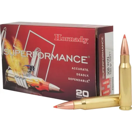 Balles Hornady Superformance SST 308 Win 150 gr 