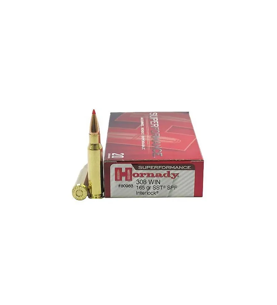Balles Hornady Superformance SST 308 Win 165 gr 