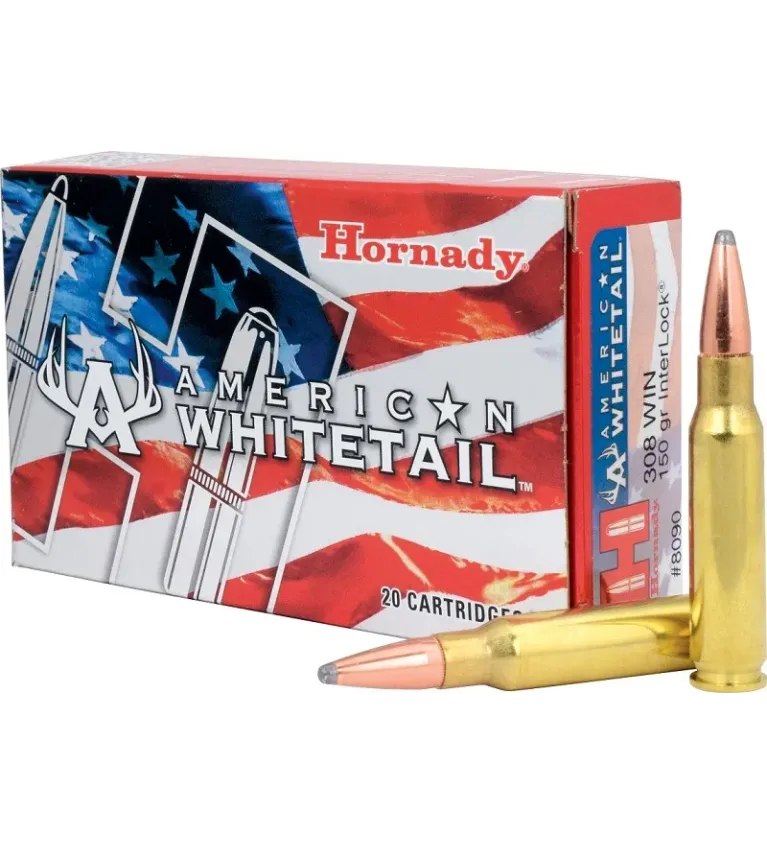 Balles Hornady American Whitetail 308 Win 150 gr 