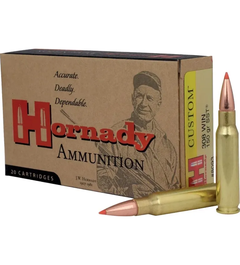 Balles Hornady Custom SST 308 Win 150 gr 