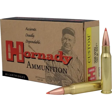 Balles Hornady Custom SST 308 Win 150 gr 